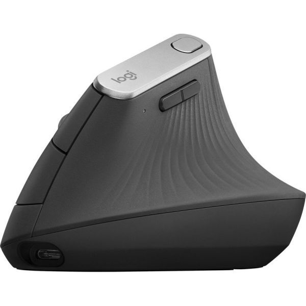 Мышь Logitech MX Vertical оптическая, беспроводная, USB/Bluetooth, черный 910-005451