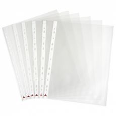 Папка-вкладыш Бюрократ СуперЛюкс 100G/25 глянцевый А4+ 100мкм (25шт)