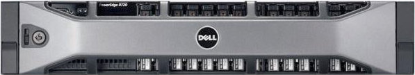 Сервер DELL PowerEdge R720 Intel Xeon 2x E5-2650v2 2.6GHz 20MB 8x16Gb 2RLV RD 1.6 SAS 10x300Gb 15K 2.5
